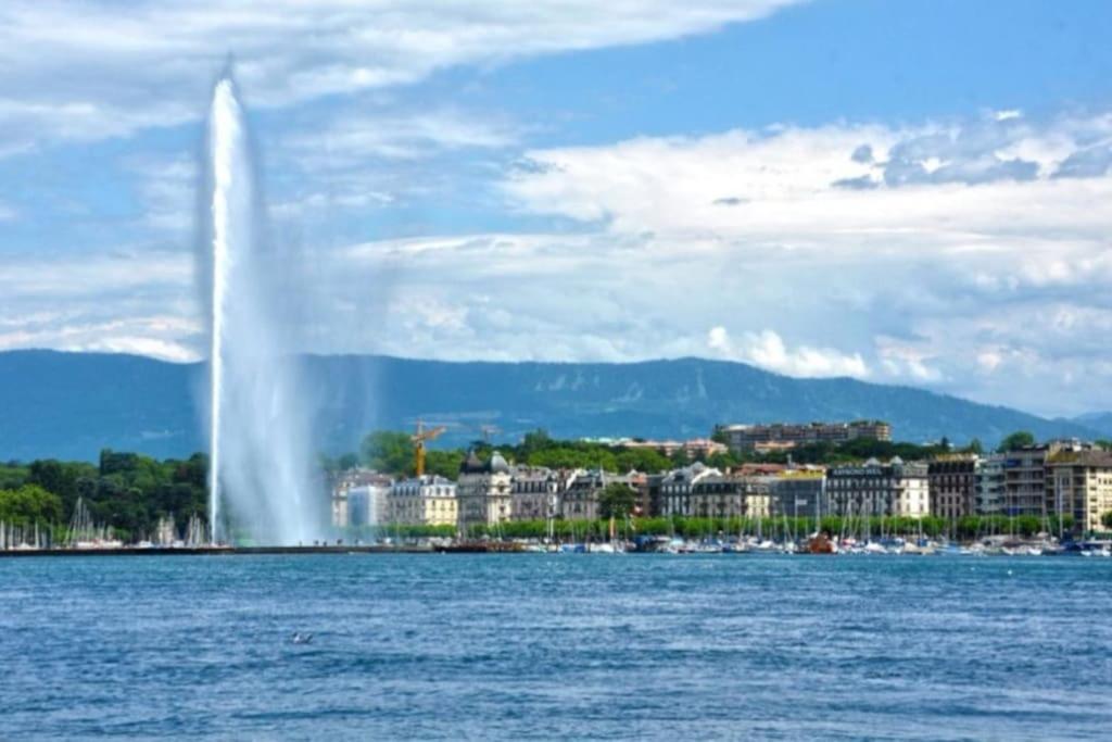 Apartmán Modern'Blue - Gare Annemasse A 3Min-Geneve Acces Direct Exteriér fotografie