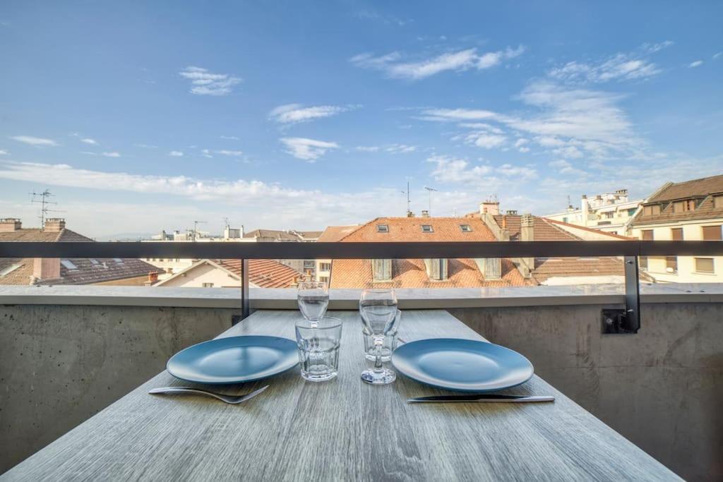 Apartmán Modern'Blue - Gare Annemasse A 3Min-Geneve Acces Direct Exteriér fotografie